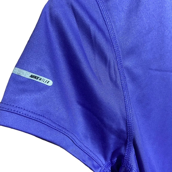 Nike‎ Running Dri Fit Purple Shirt Size Large - Picture 7 of 7